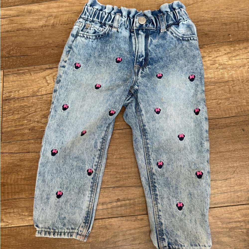 GAP Kids Disney Minnie Mouse Mom Jeans